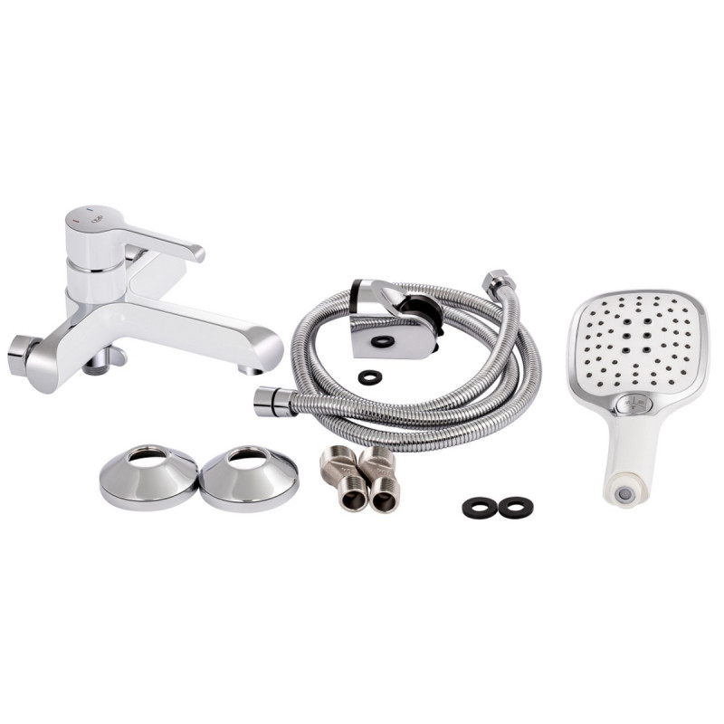 Набор 2 в 1 Qtap Grand QTGRAWCR001F White + Qtap Grand QTGRAWCR006 Chrome/White