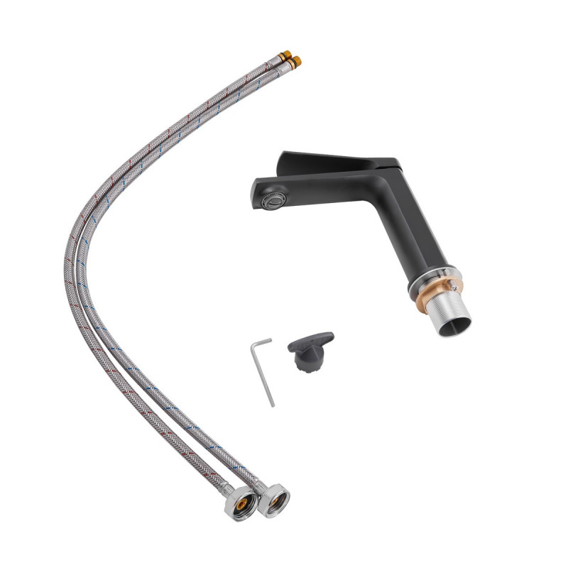 Набор 2 в 1 Qtap Slavonice 1042103B + Qtap Slavonice QTSLA259BLM45918 Black Matt
