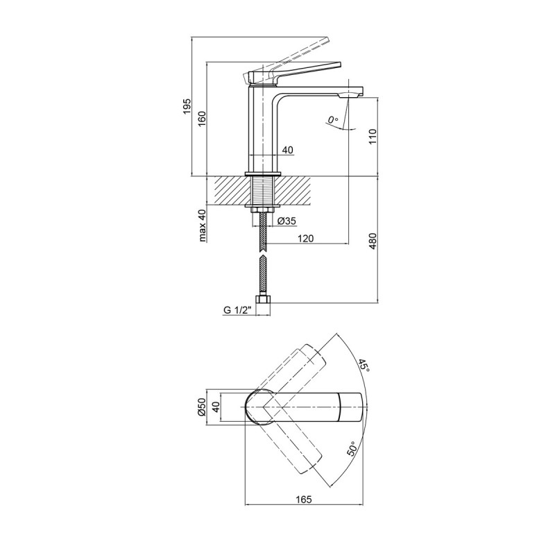 Набор 2 в 1 Qtap Slavonice QTSLV1042103C Chrome + Qtap Slavonice QTSLV3042103DC Chrome