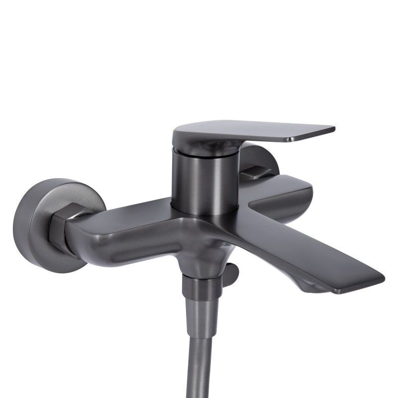 Набір 2 в 1 Qtap Vlasta New QTVLA270GMB45641 Gunmetal Black PVD + Qtap Vlasta New QTVLA259GMB45643 Gunmetal Black PVD
