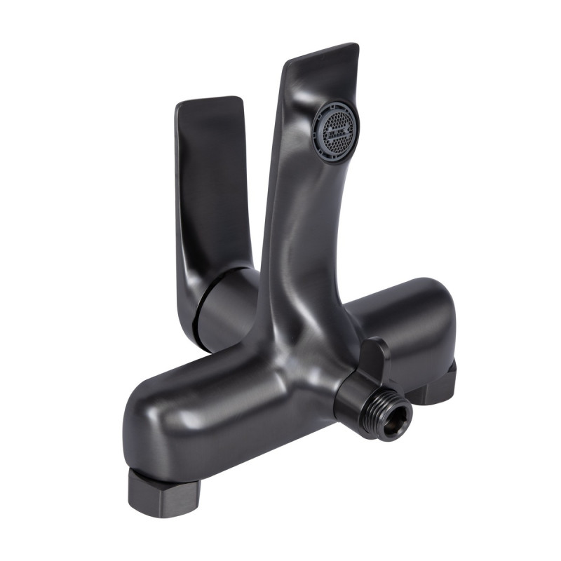 Набір 2 в 1 Qtap Vlasta New QTVLA270GMB45641 Gunmetal Black PVD + Qtap Vlasta New QTVLA259GMB45643 Gunmetal Black PVD