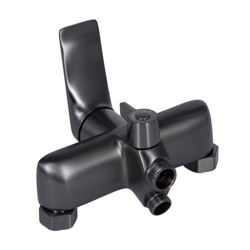 Набір 2 в 1 Qtap Vlasta New QTVLA270GMB45641 Gunmetal Black PVD + Qtap Vlasta New QTVLA260GMB45645 Gunmetal Black PVD