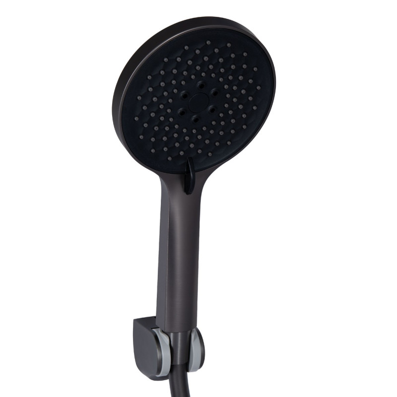 Набір 2 в 1 Qtap Vlasta New QTVLA270GMB45641 Gunmetal Black PVD + Qtap Vlasta New QTVLA260GMB45645 Gunmetal Black PVD