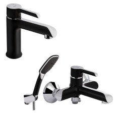 Набір 2 в 1 Qtap Grand QTGRABCR001F Black Matt + Qtap Grand QTGRABCR006 Chrome/Black