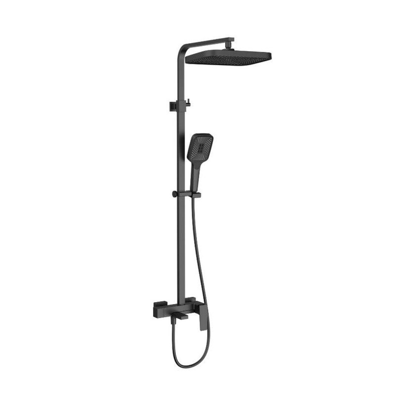 Набор 2 в 1 Qtap Gemini QTGEM270BLM45674 Black Matt + Qtap Gemini 51103KNG