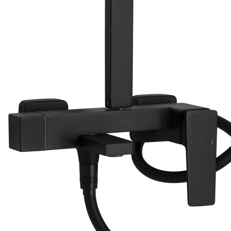 Набор 2 в 1 Qtap Gemini QTGEM270BLM45674 Black Matt + Qtap Gemini 51103KNG