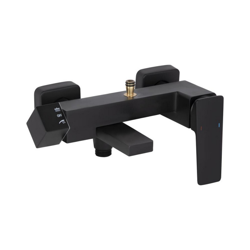 Набор 2 в 1 Qtap Gemini QTGEM270BLM45674 Black Matt + Qtap Gemini 51103KNG