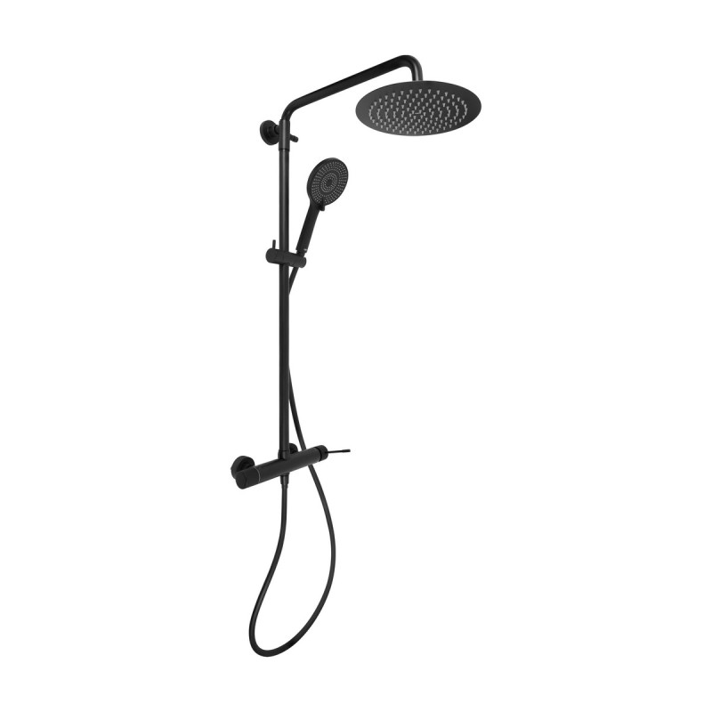 Набор 2 в 1 Qtap Scorpio QTSCOR1050105B Black Matt + Qtap Scorpio QTSCO51105OGB Black Matt