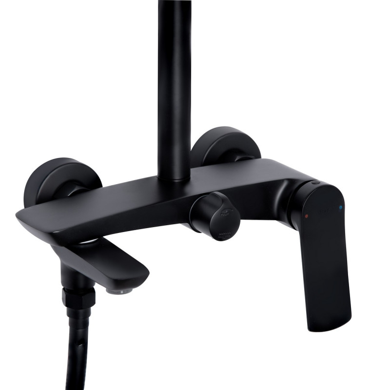 Набор 3 в 1 Qtap Slavonice QTSLA1042103B Black Matt + Qtap Slavonice QTSLA111BLM45911 Black Matt + Qtap Slavonice QTSLA262BLM45917 Black Matt