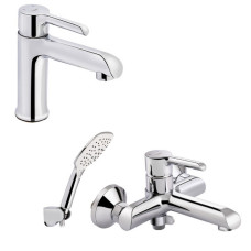 Набір 2 в 1 Qtap Grand QTGRACRM001F Chrome + Qtap Grand QTGRACRM006 Chrome