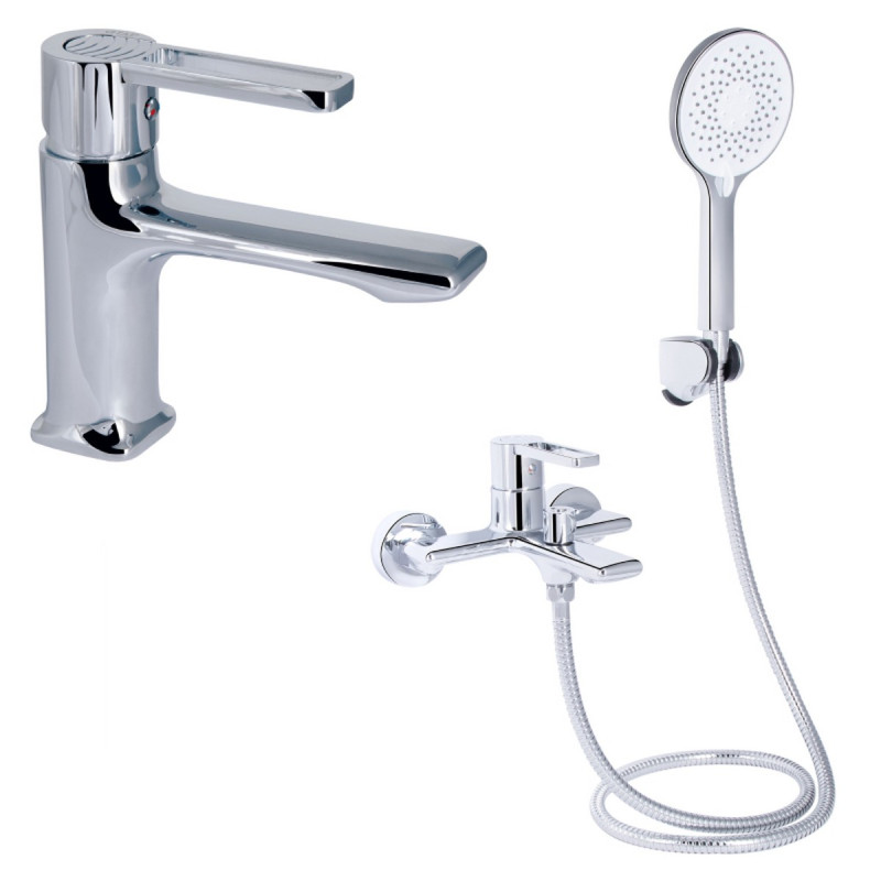 Набор 2 в 1 Qtap Taurus QTTAU270CRM45659 Chrome + Qtap Taurus QTTAU259CRM45661 Chrome