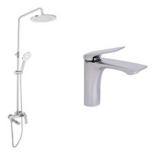 Набір 2 в 1 Qtap Vlasta New QTVLA270CRM45640 Chrome + Qtap Vlasta New QTVLA111CRM45650 Chrome