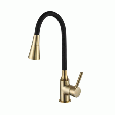 Смеситель для кухни Frap F4044-3 с гибким изливом, аэратор 2 режима