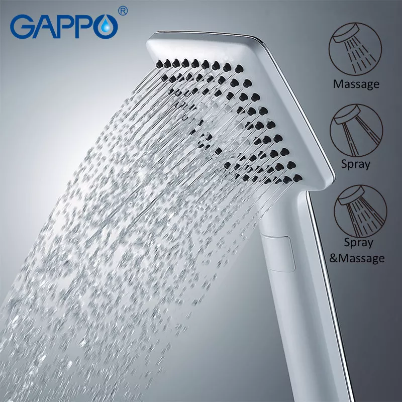 Ручной душ GAPPO G27, 3-режим, белый