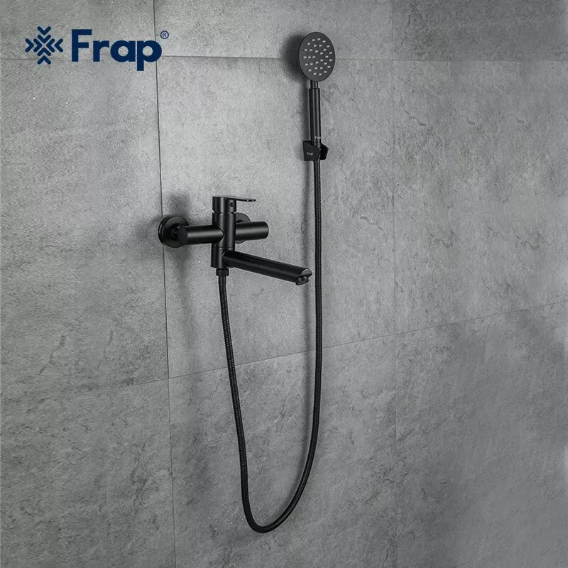 Смеситель для ванны Frap F32801-6, черный