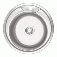 Кухонная мойка WEZER 490(08) Decor 490x180 мм + сифон