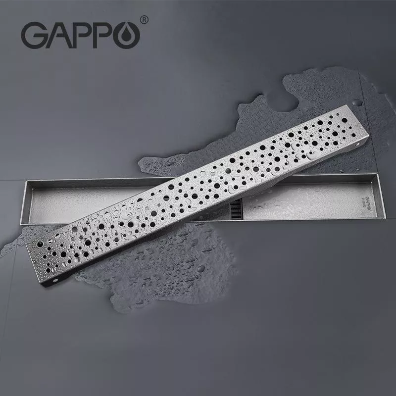 Душевой канал GAPPO G86007-2, 70х600 мм, нержавеющая сталь.