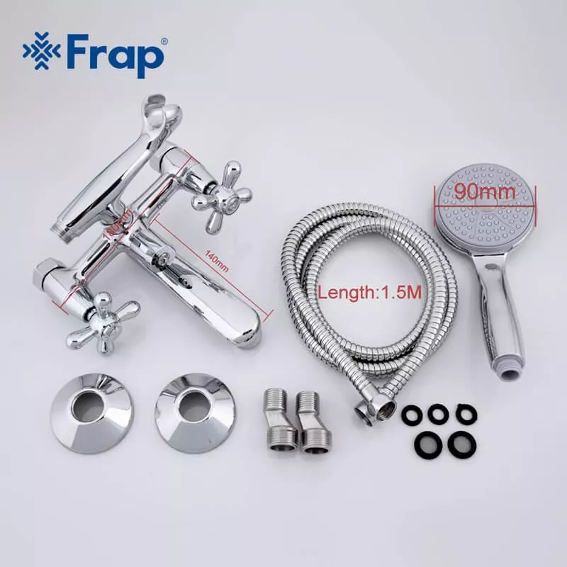 Змішувач для ванни Frap F3025, хром