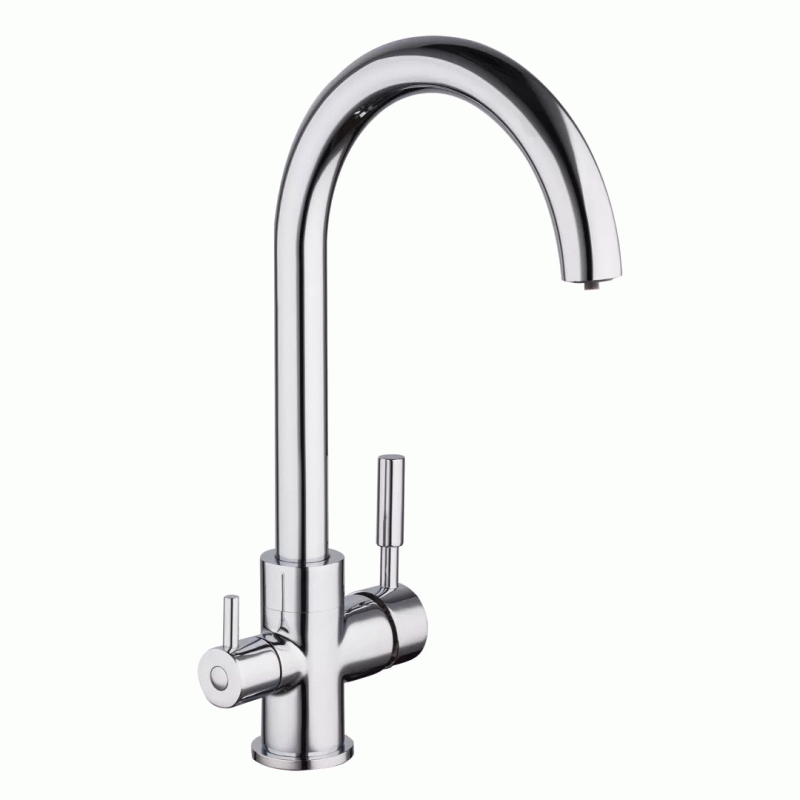 Смеситель на две воды Frap F4352, хром