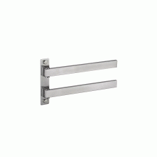 Полотенцедержатель Frap F30412 поворотный 2-й, нержавеющая сталь, 278 мм