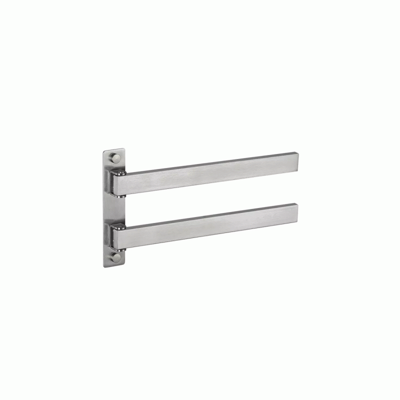 Полотенцедержатель Frap F30412 поворотный 2-й, нержавеющая сталь, 278 мм