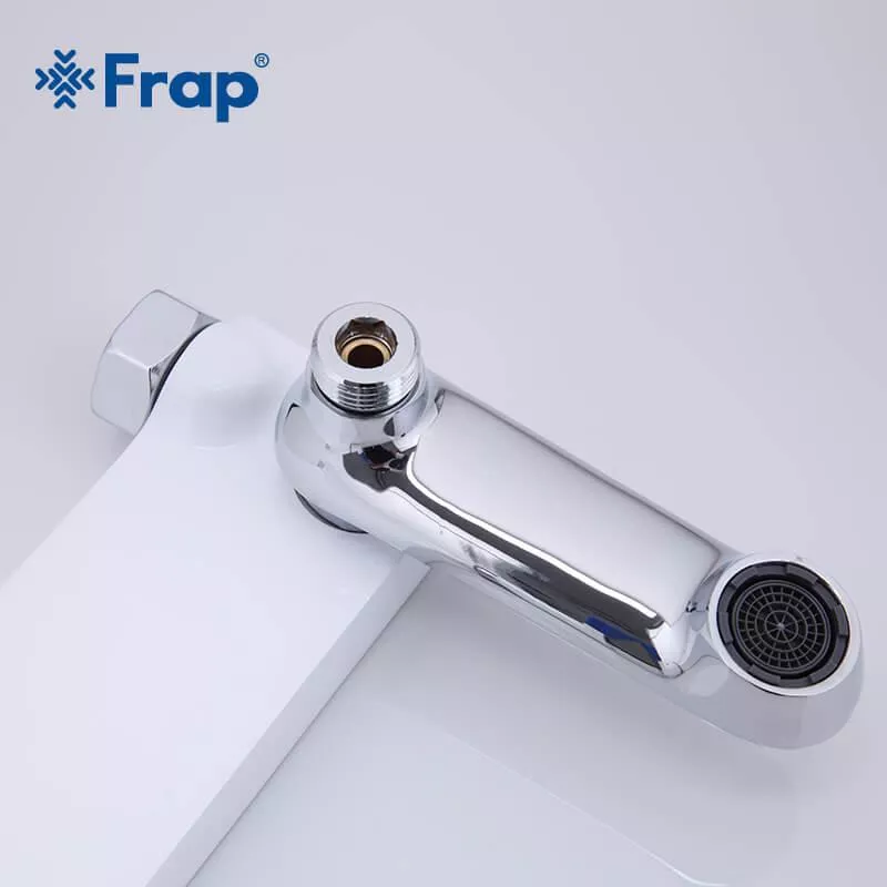 Смеситель для ванны Frap F3234, белый/хром