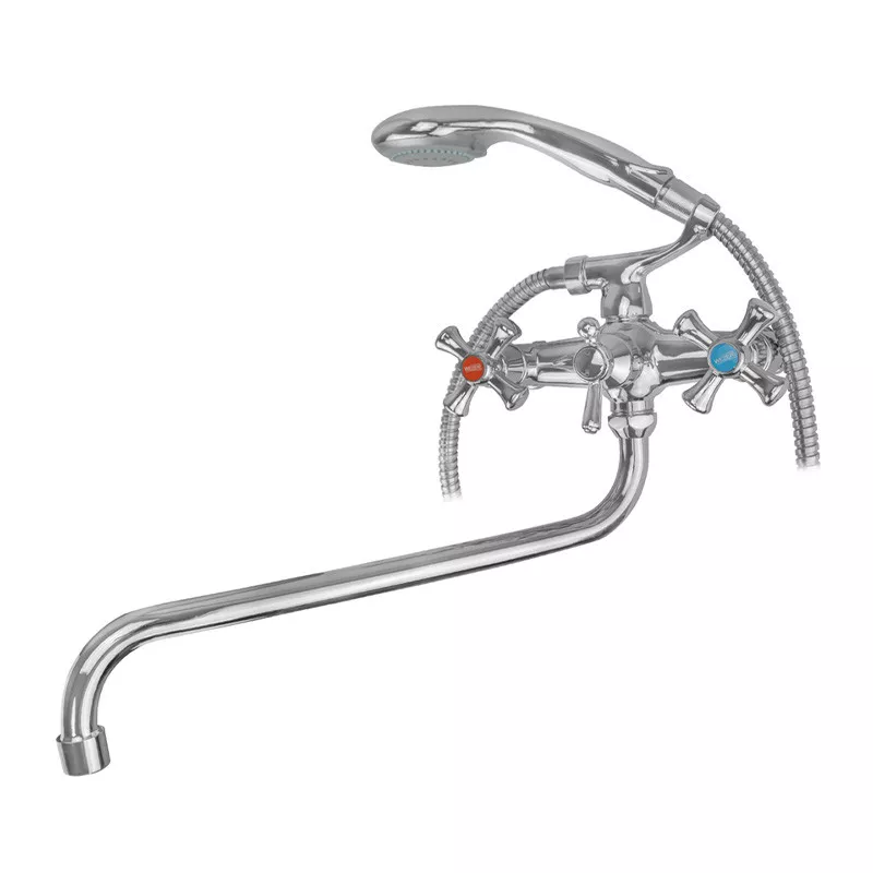 Смеситель для ванны WEZER D3Q7-A827, хром
