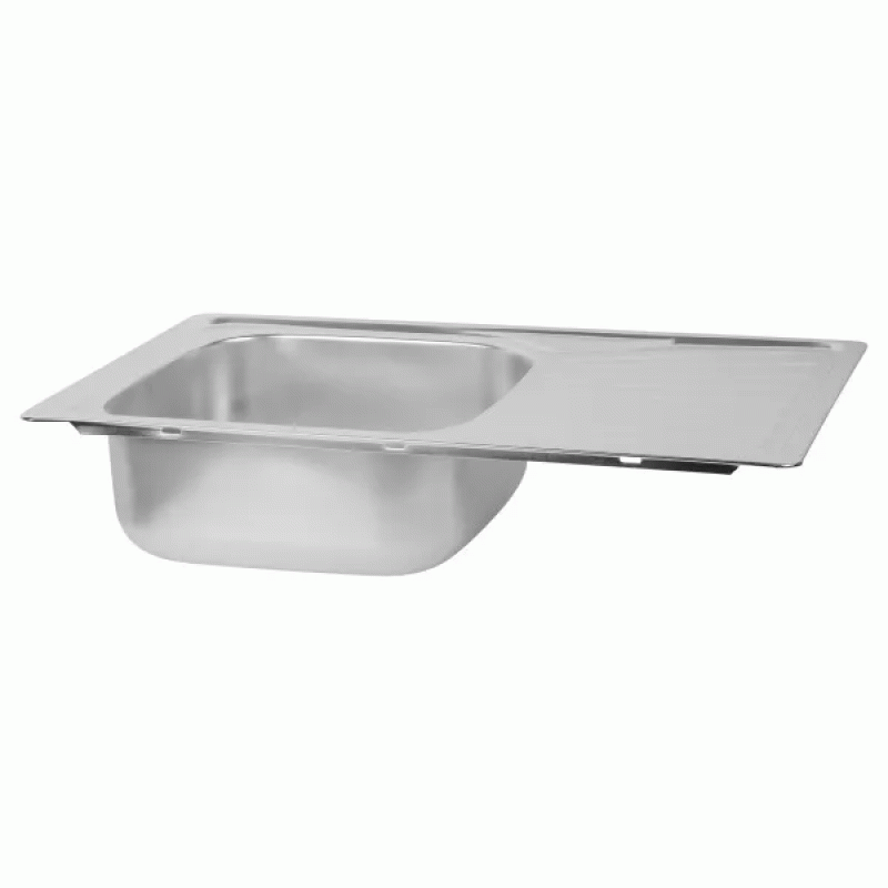 Кухонна мийка WEZER 7848(08) Satin 780x480x180 мм + сифон