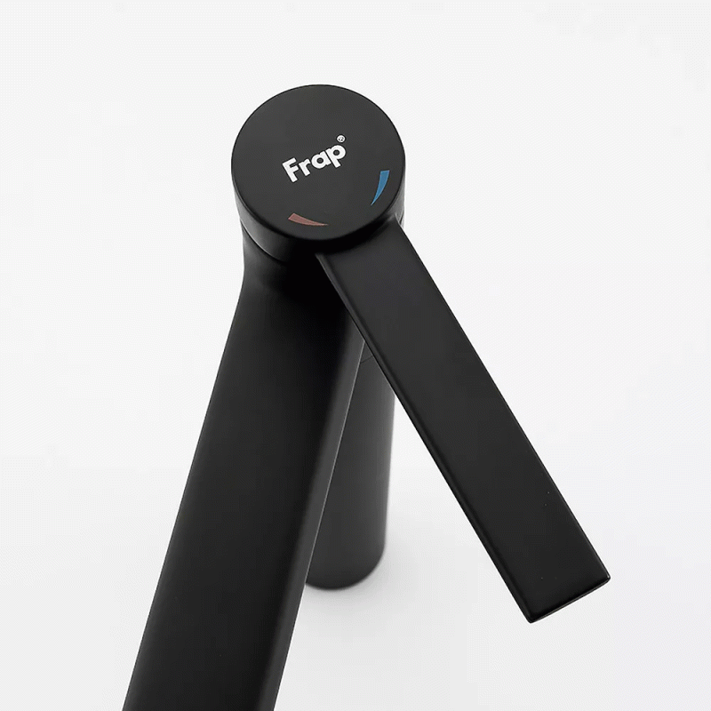 Змішувач для раковини FRAP F1067-62 чорний