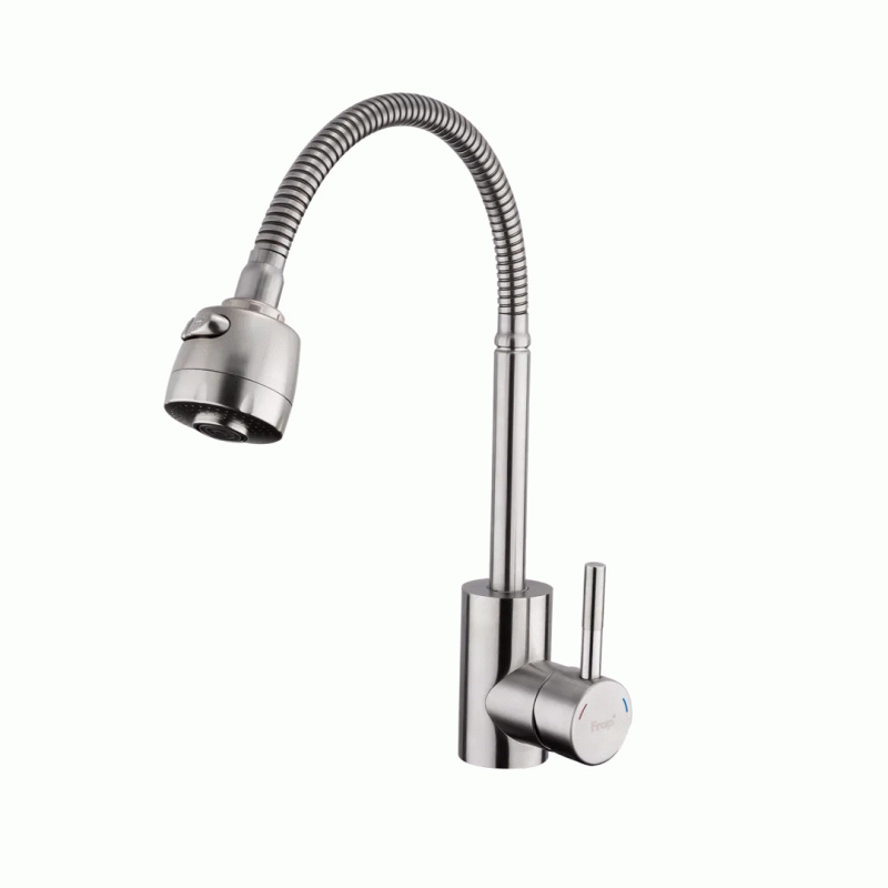Смеситель для кухни Frap F44899-1 с гибким изливом, 2 режима