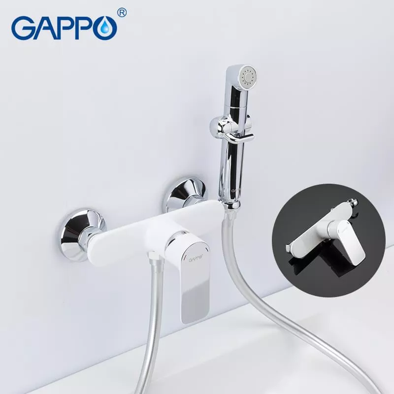 Гигиенический душ GAPPO G2048-8, белый/хром