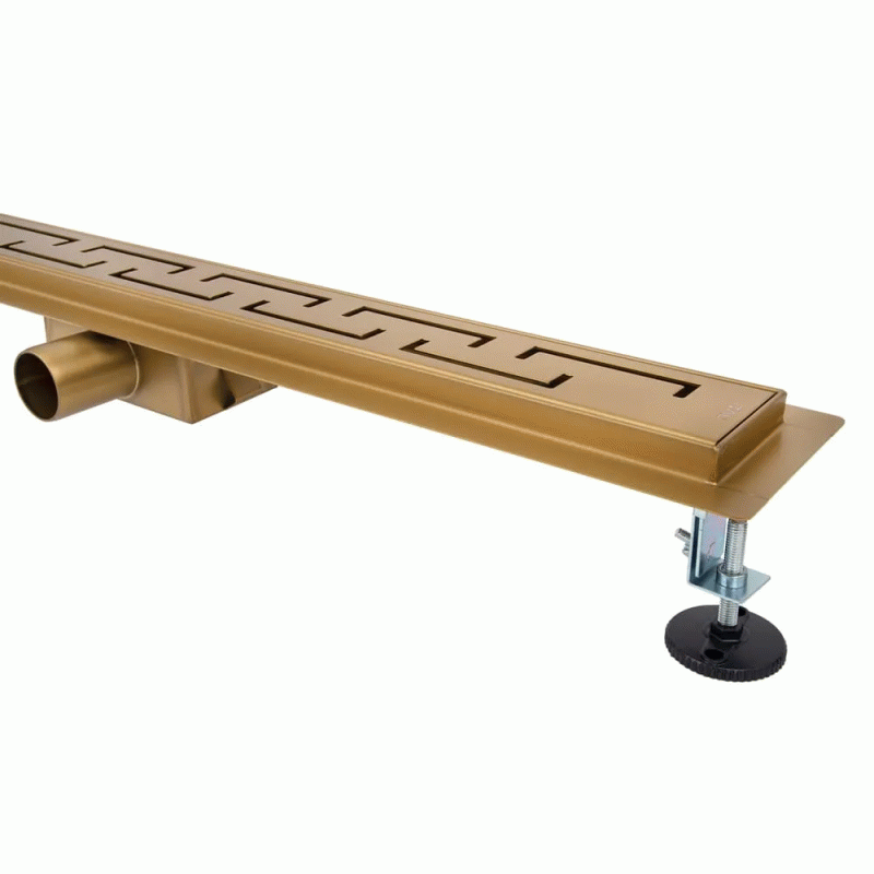  Душевой трап 800 мм IT02-FT18/800 GL ITAL Brushed GOLD золотой