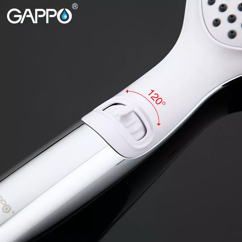 Лейка для душа GAPPO G25, 2-режим, белый