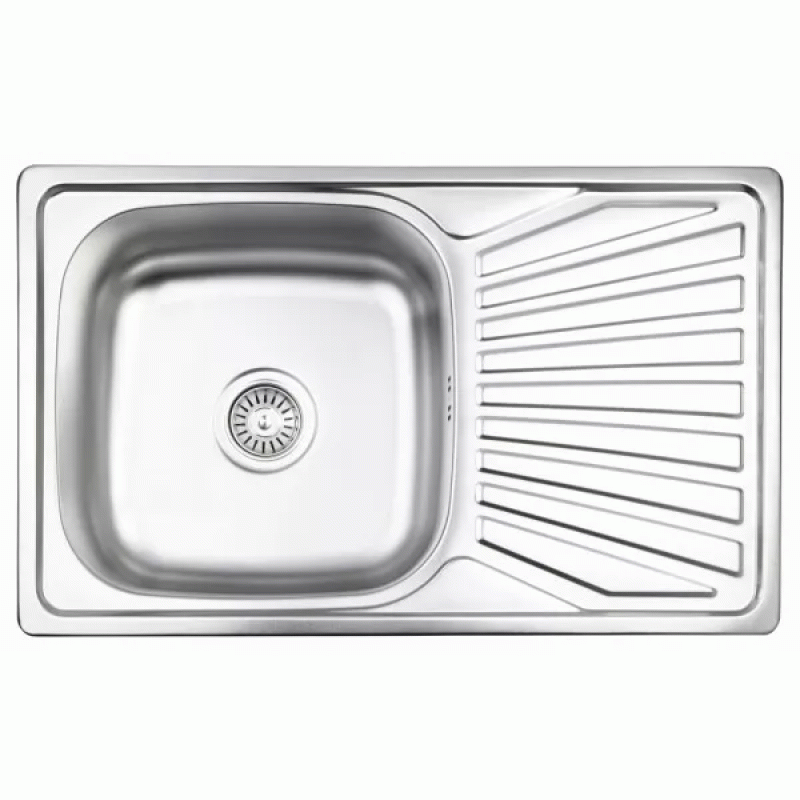Кухонная мойка WEZER 7848(08) Desor 780x480x180 мм + сифон