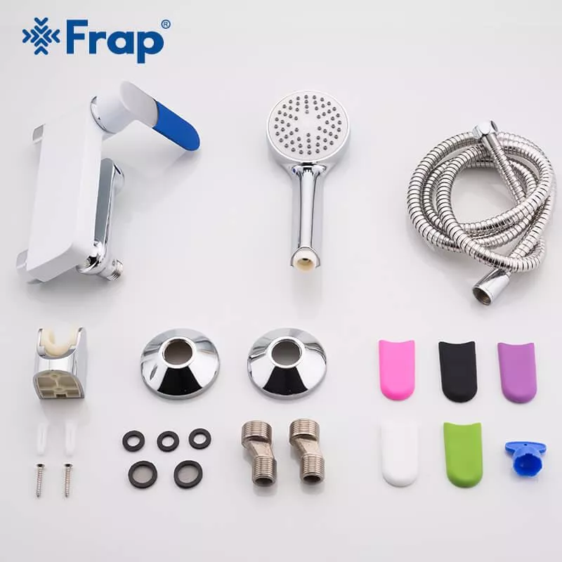 Смеситель для ванны Frap F3234, белый/хром