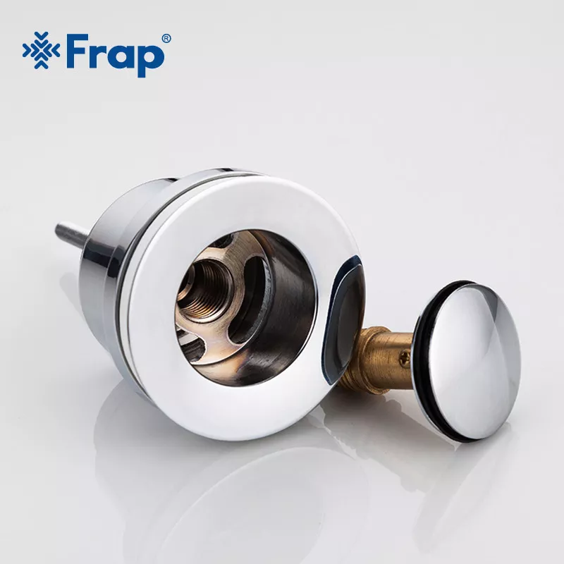 Донний клапан Frap F61, автомат, 1 1/4", хром