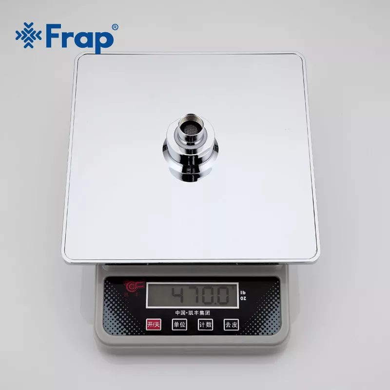 Тропический душ Frap F001-20, хром, 200х200 мм