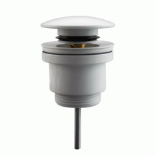 Донний клапан Frap F62-6, автомат, 1 1/4", білий