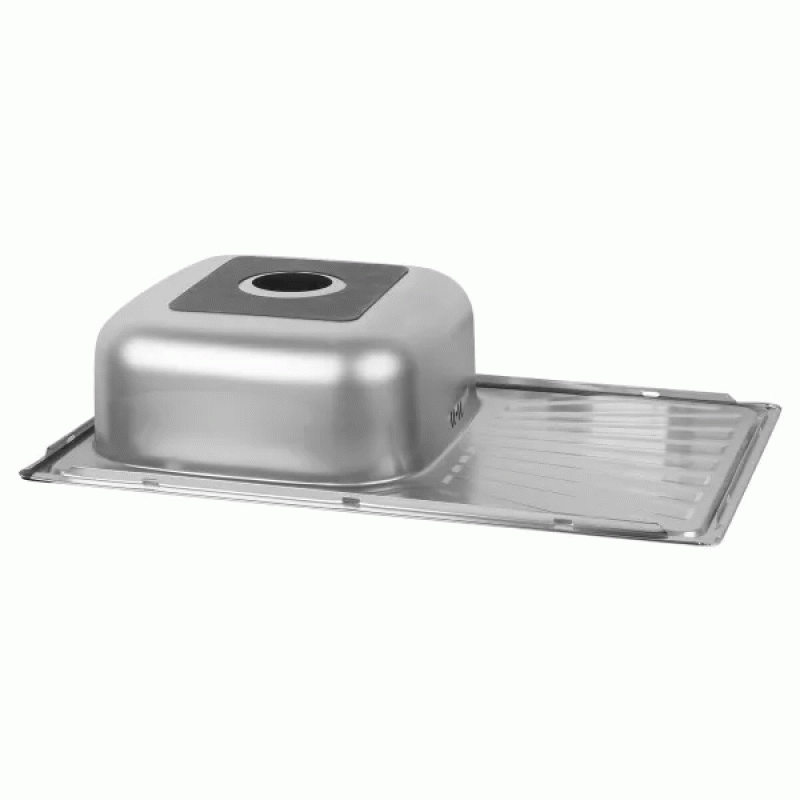 Кухонна мийка WEZER 7848(08) Satin 780x480x180 мм + сифон