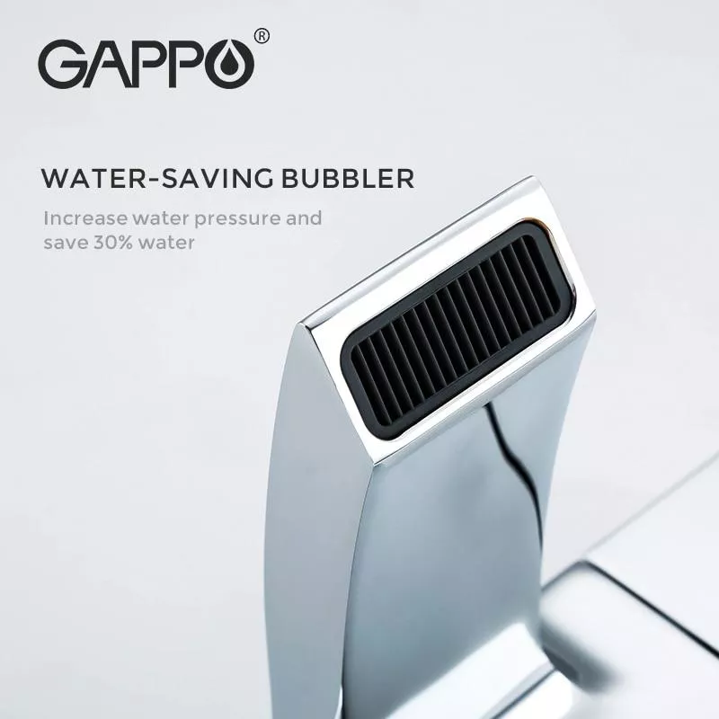 Смеситель для умывальника GAPPO G1007-40, хром