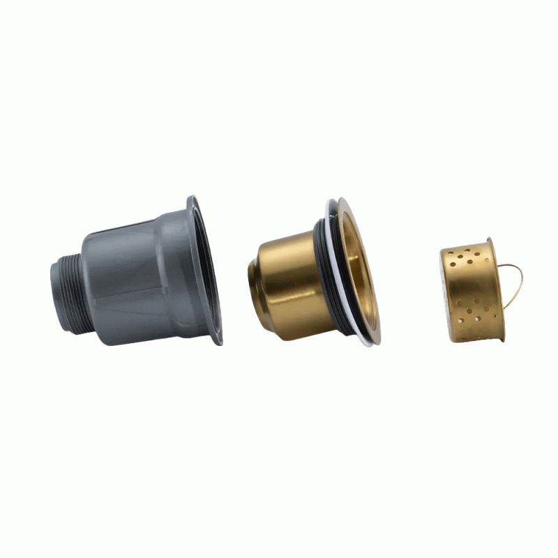 Кухонная мойка GAPPO GS6050-3 накладная 600x500 мм, нержавеющая сталь, золото