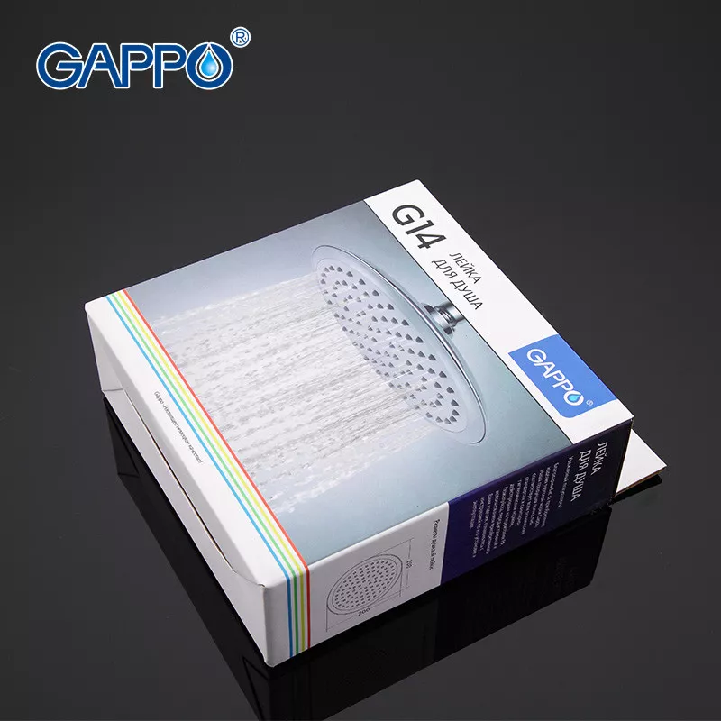 Тропический душ GAPPO G14, Ø200 мм, хром