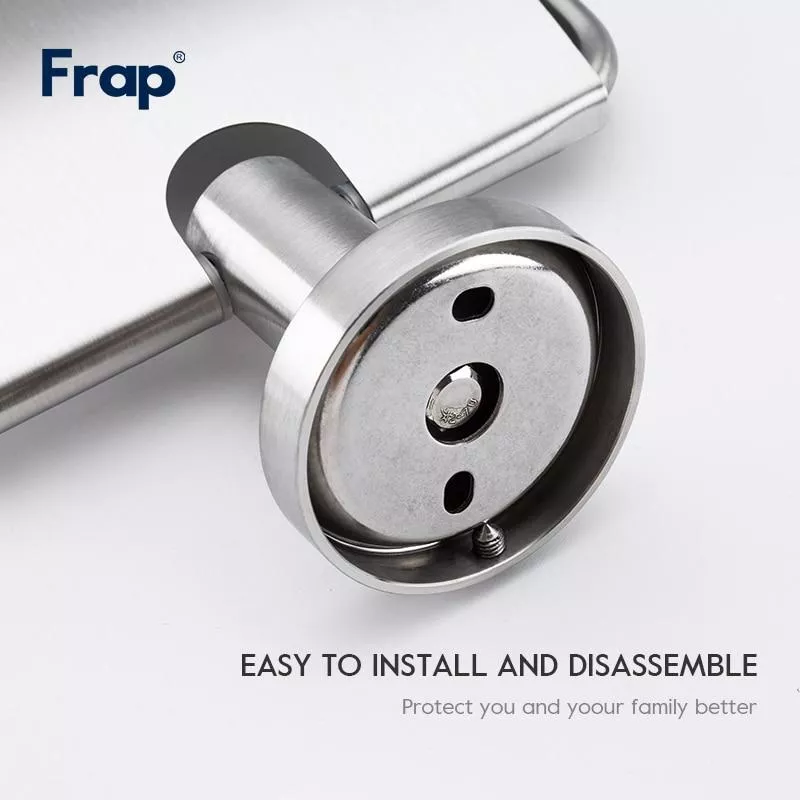 Бумагодержатель Frap F30103, нержавеющая сталь.