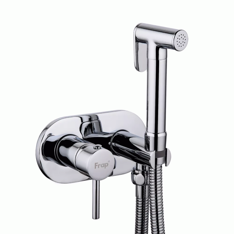 Гигиенический душ со смесителем Frap F7505, хром