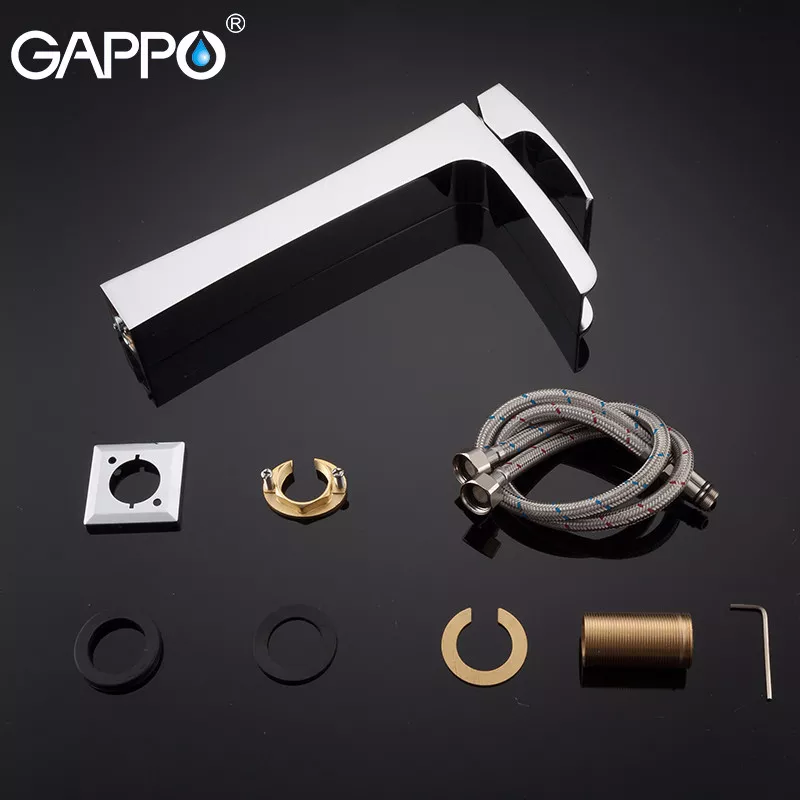 Смеситель для умывальника GAPPO G1007-21, хром
