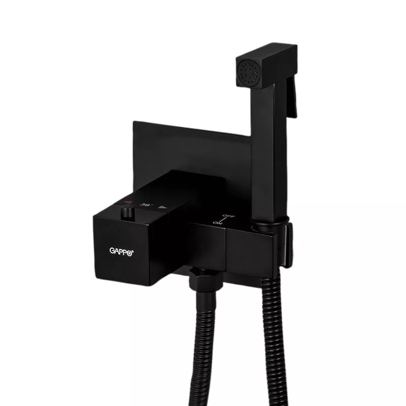 Гигиенический душ GAPPO G7207-60 с термостатом, черный