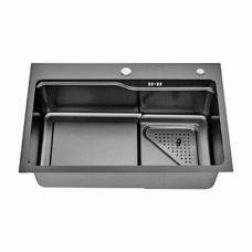Мойка для кухни ITAL 750x460x215мм (3.0/0.8мм) ID 7546-B PVD Black