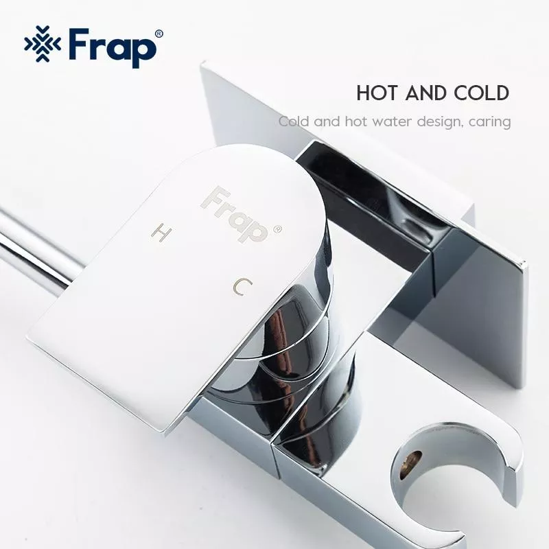 Гигиенический душ Frap F7512 с бумагодержателем, хром