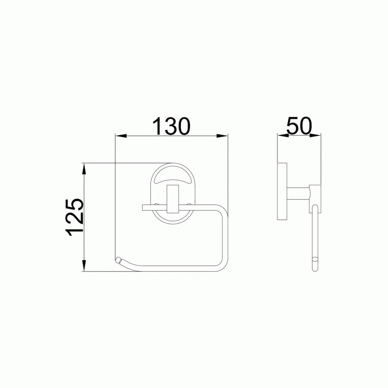 Паперодержатель Frap F1903-3, хром