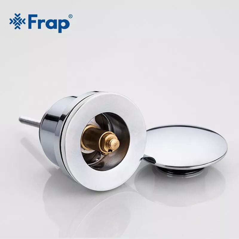 Донний клапан Frap F62, автомат, 1 1/4", хром